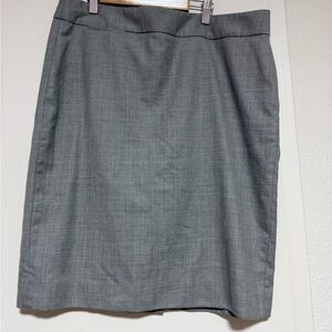 J. Crew Gray Pencil Skirt